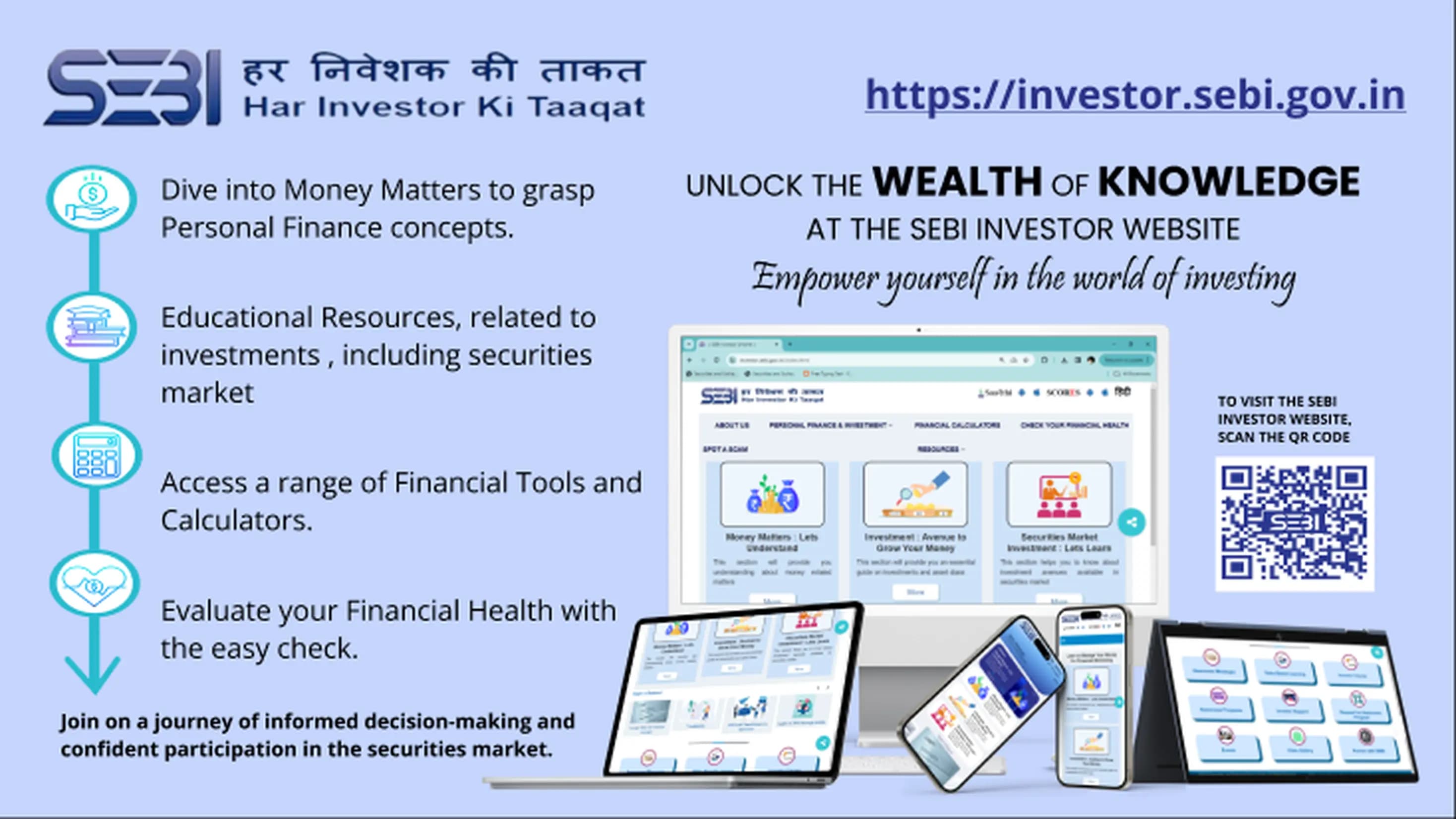 SEBI Investor Website Infographic