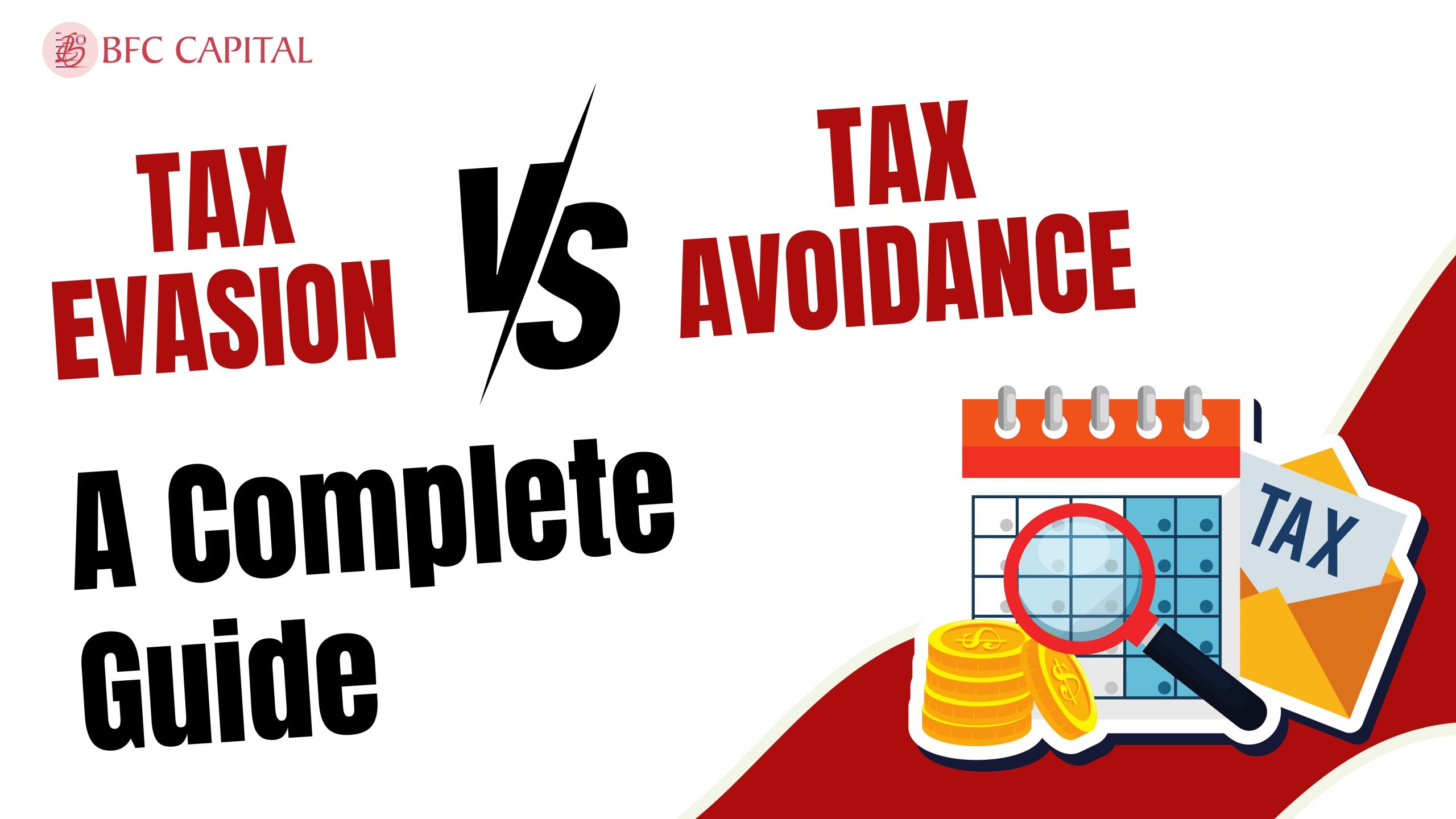 Tax Evasion Vs. Tax Avoidance: a Complete Guide