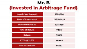 Arbitrage funds